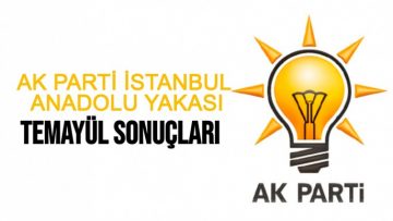 AK Parti’de İstanbul Anadolu yakası Temayül yoklaması ilk sonuçları.
